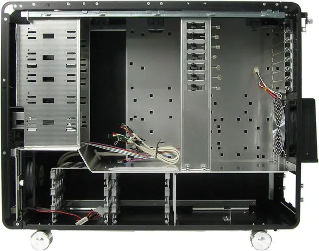 Alt view image 5 of 16 - LIAN LI V COOL PC-V1200B Black Aluminum ATX Mid Tower Computer Case