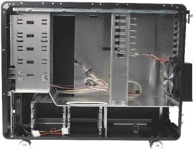 Alt view image 12 of 16 - LIAN LI V COOL PC-V1200B Black Aluminum ATX Mid Tower Computer Case