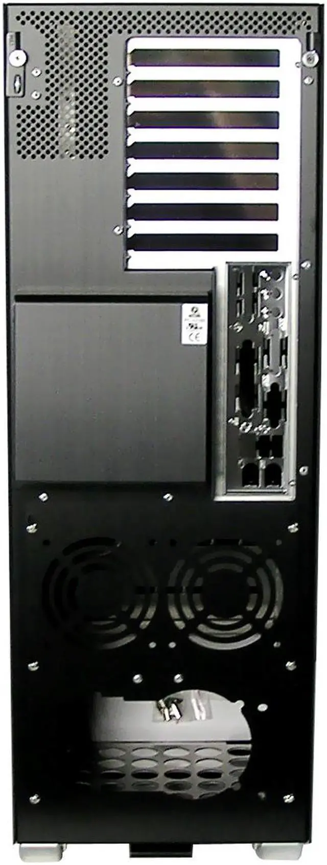 Alt view image 6 of 11 - LIAN LI V SERIES PC-V2100B Black Aluminum ATX Full Tower Computer Case