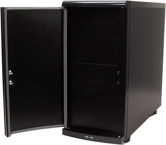 Alt view image 4 of 6 - LIAN LI PC-6070BPLUS Black Aluminum ATX Mid Tower Computer Case