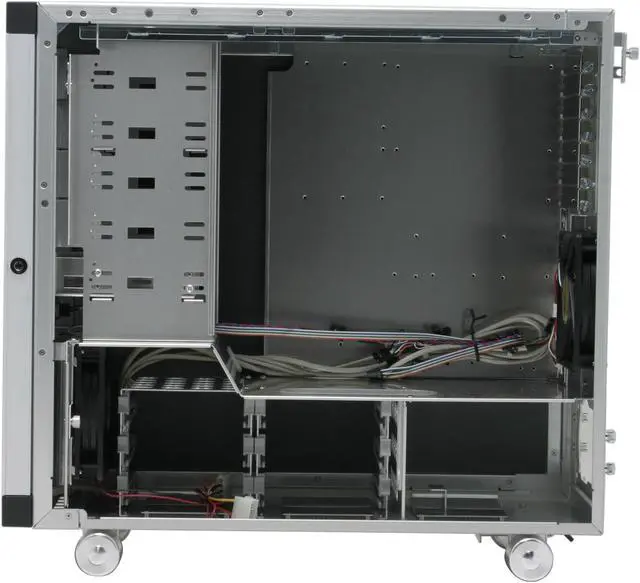 Alt view image 9 of 16 - LIAN LI V SILENT PC-V1100A PLUS Silver Aluminum ATX Mid Tower Computer Case