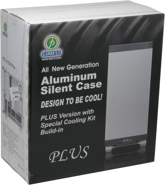 Alt view image 16 of 16 - LIAN LI V SILENT PC-V1100A PLUS Silver Aluminum ATX Mid Tower Computer Case