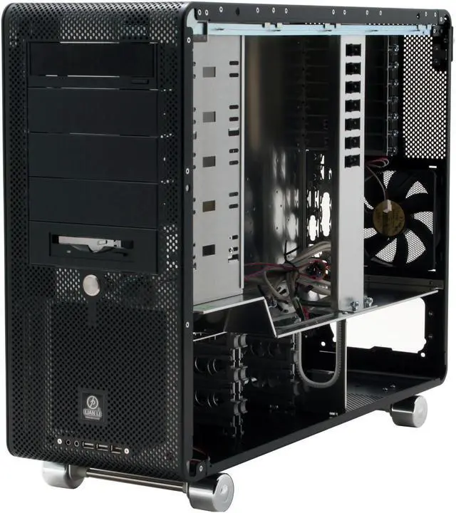 Alt view image 9 of 14 - LIAN LI V COOL PC-V1200B plus Black Aluminum ATX Mid Tower Computer Case
