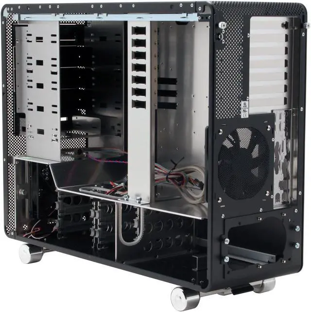 Alt view image 10 of 14 - LIAN LI V COOL PC-V1200B plus Black Aluminum ATX Mid Tower Computer Case