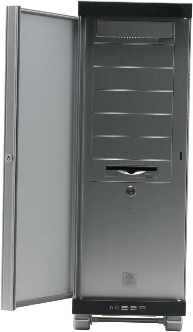 Alt view image 2 of 15 - LIAN LI V PC-V2100A PLUS Silver Aluminum ATX Full Tower Computer Case