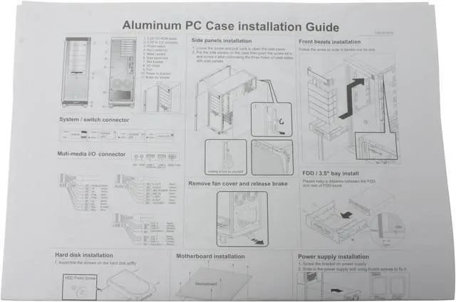 Alt view image 12 of 15 - LIAN LI V PC-V2100A PLUS Silver Aluminum ATX Full Tower Computer Case