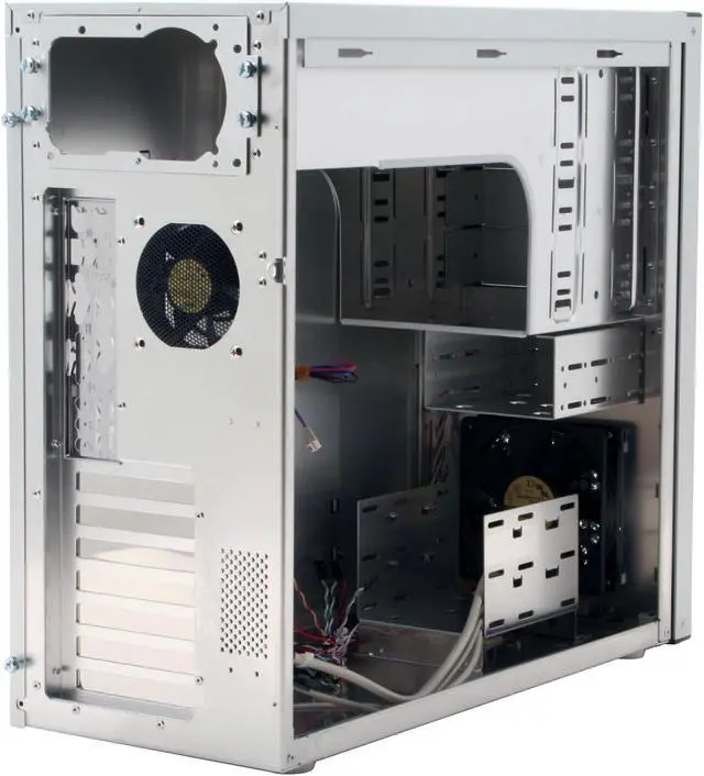 Alt view image 10 of 16 - LIAN LI PC-0710A Silver Aluminum ATX Mid Tower Computer Case - OEM