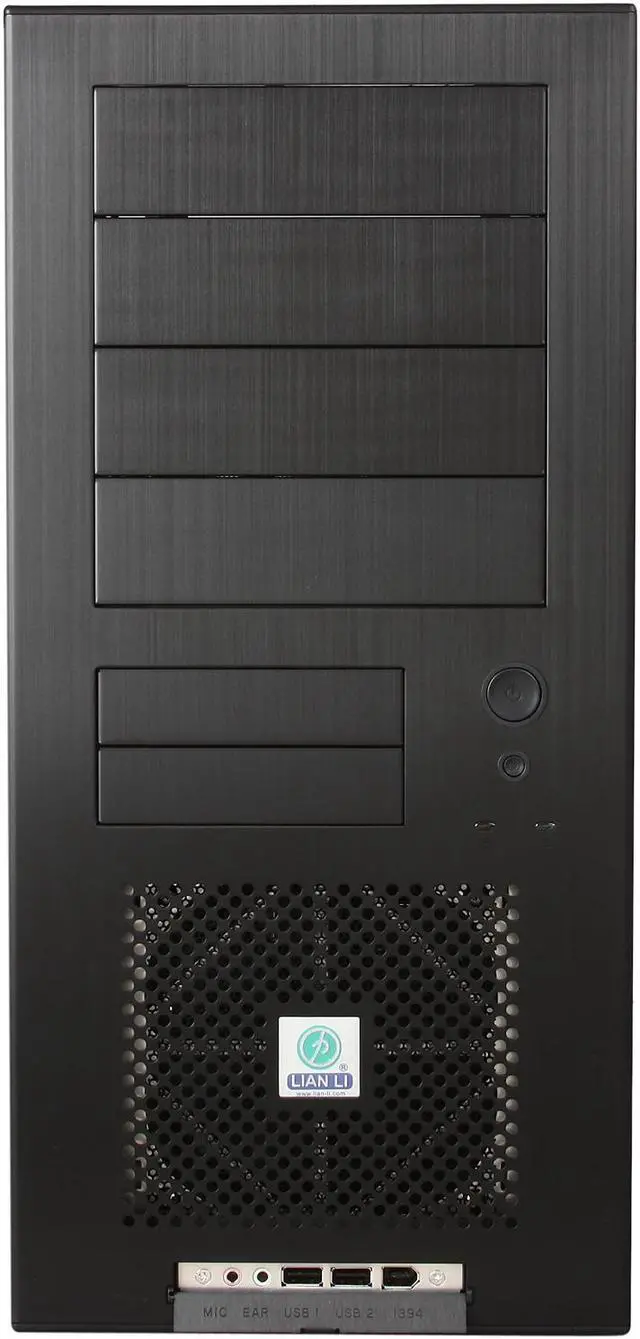 Alt view image 2 of 9 - LIAN LI PC-7B plus II Black Aluminum ATX Mid Tower Computer Case