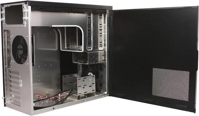 Alt view image 5 of 9 - LIAN LI PC-7B plus II Black Aluminum ATX Mid Tower Computer Case