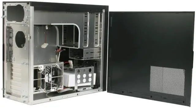 Alt view image 5 of 12 - LIAN LI PC-60BPLUSII Black Aluminum ATX Mid Tower Computer Case