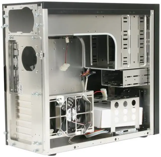 Alt view image 6 of 12 - LIAN LI PC-60BPLUSII Black Aluminum ATX Mid Tower Computer Case