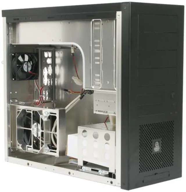 Alt view image 8 of 12 - LIAN LI PC-60BPLUSII Black Aluminum ATX Mid Tower Computer Case