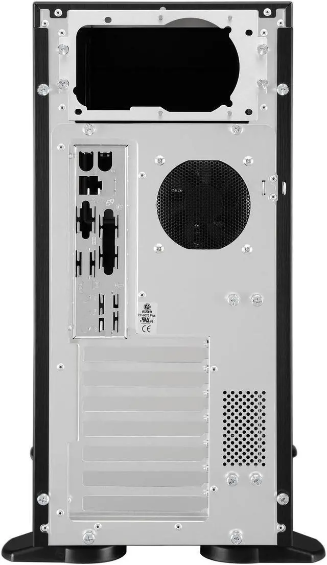 Alt view image 6 of 12 - LIAN LI PC-6070Bplus II Black Aluminum ATX Mid Tower Computer Case
