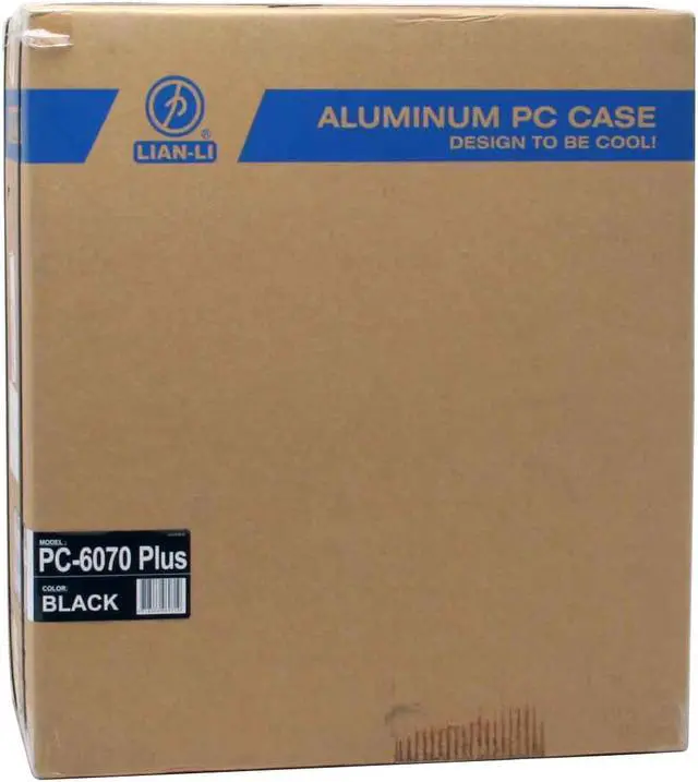 Alt view image 12 of 12 - LIAN LI PC-6070Bplus II Black Aluminum ATX Mid Tower Computer Case