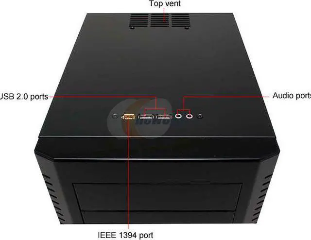 Alt view image 4 of 11 - LIAN LI PC-G50B Black Aluminum ATX Mid Tower Computer Case