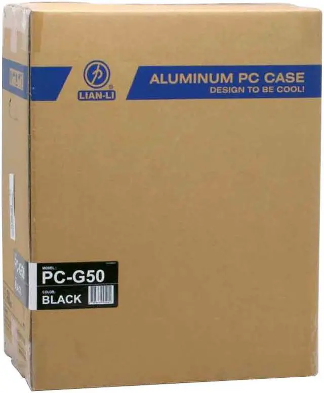Alt view image 11 of 11 - LIAN LI PC-G50B Black Aluminum ATX Mid Tower Computer Case