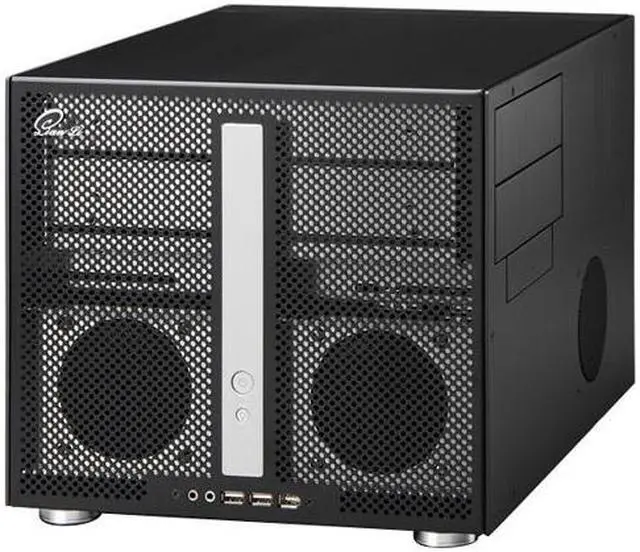 Alt view image 2 of 4 - LIAN LI PC-V300B Black Aluminum Micro ATX Mini Tower Computer Case
