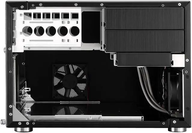 Alt view image 3 of 4 - LIAN LI PC-V300B Black Aluminum Micro ATX Mini Tower Computer Case