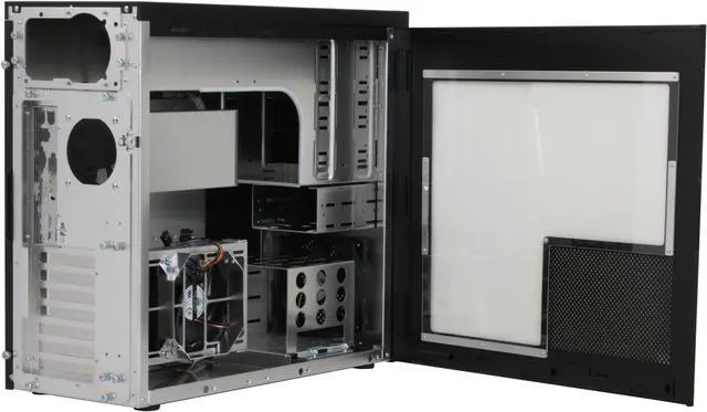 Alt view image 5 of 12 - LIAN LI PC-60BPLUSII W Black Aluminum ATX Mid Tower Computer Case