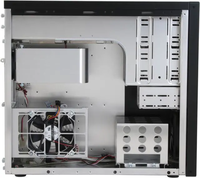 Alt view image 7 of 12 - LIAN LI PC-60BPLUSII W Black Aluminum ATX Mid Tower Computer Case