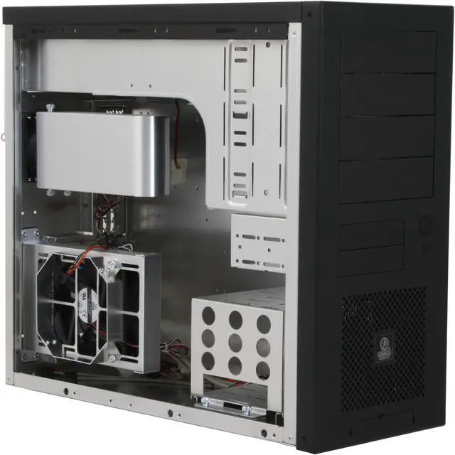 Alt view image 8 of 12 - LIAN LI PC-60BPLUSII W Black Aluminum ATX Mid Tower Computer Case