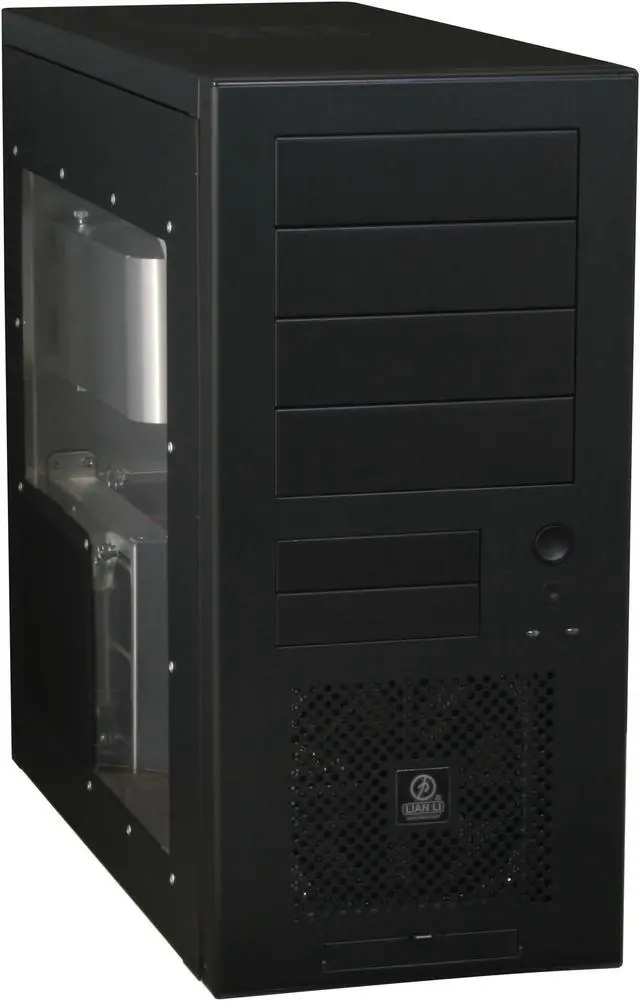 Main image of LIAN LI PC-60BPLUSII W Black Aluminum ATX Mid Tower Computer Case