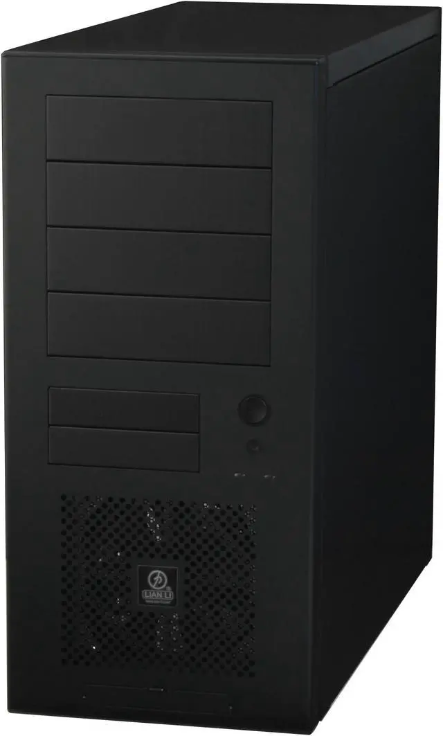 Alt view image 2 of 12 - LIAN LI PC-60BPLUSII W Black Aluminum ATX Mid Tower Computer Case