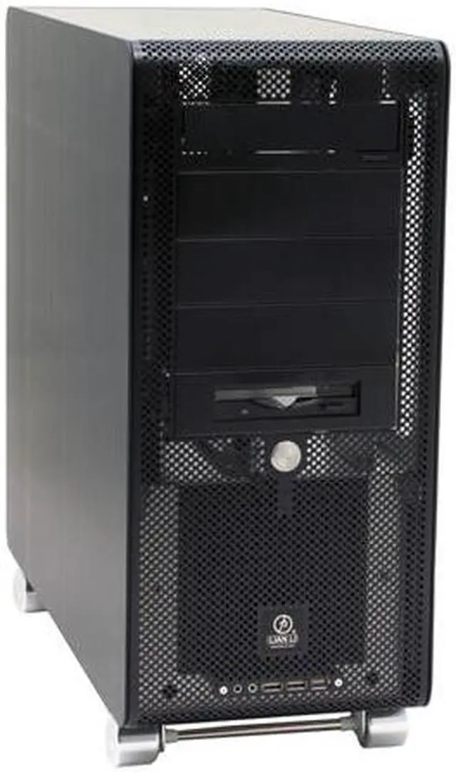 Main image of LIAN LI PC-V1000BPLUSII W Black Aluminum ATX Mid Tower Computer Case