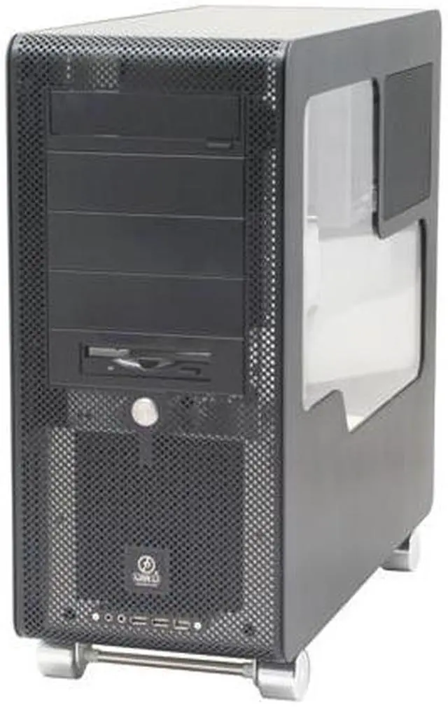 Alt view image 2 of 11 - LIAN LI PC-V1000BPLUSII W Black Aluminum ATX Mid Tower Computer Case