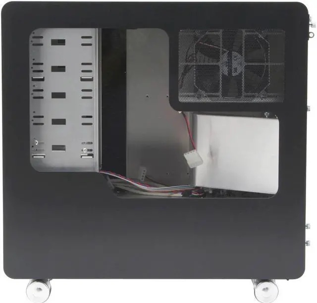 Alt view image 6 of 11 - LIAN LI PC-V1000BPLUSII W Black Aluminum ATX Mid Tower Computer Case