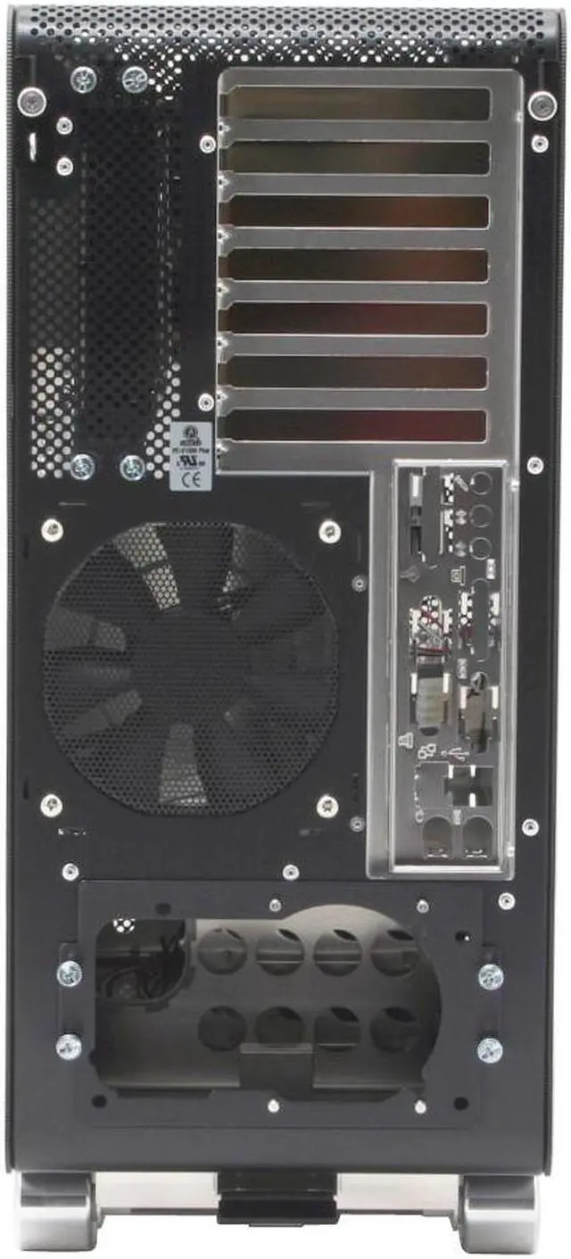 Alt view image 10 of 11 - LIAN LI PC-V1000BPLUSII W Black Aluminum ATX Mid Tower Computer Case