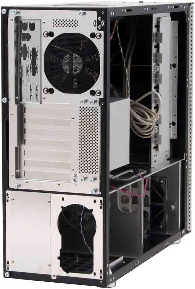 Alt view image 9 of 12 - LIAN LI PC-A10B Black Aluminum ATX Mid Tower Computer Case