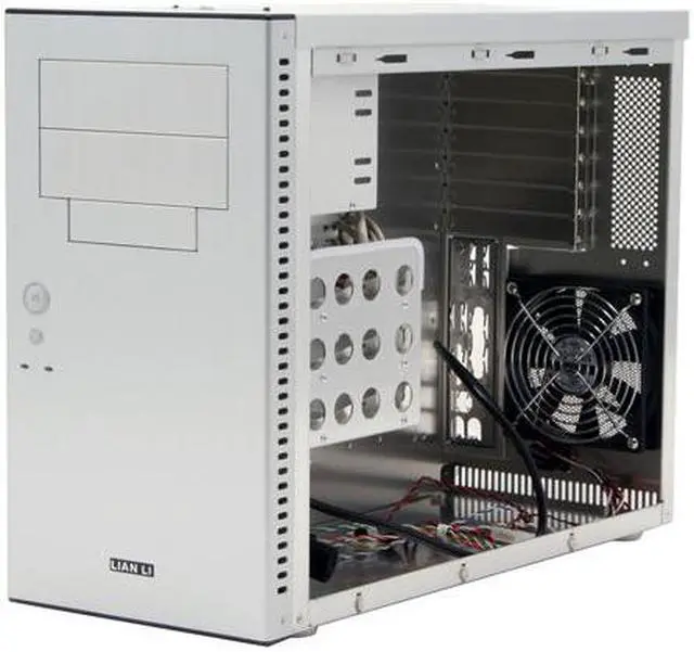 Alt view image 7 of 12 - LIAN LI PC-A05 A Silver Aluminum ATX Mid Tower Computer Case