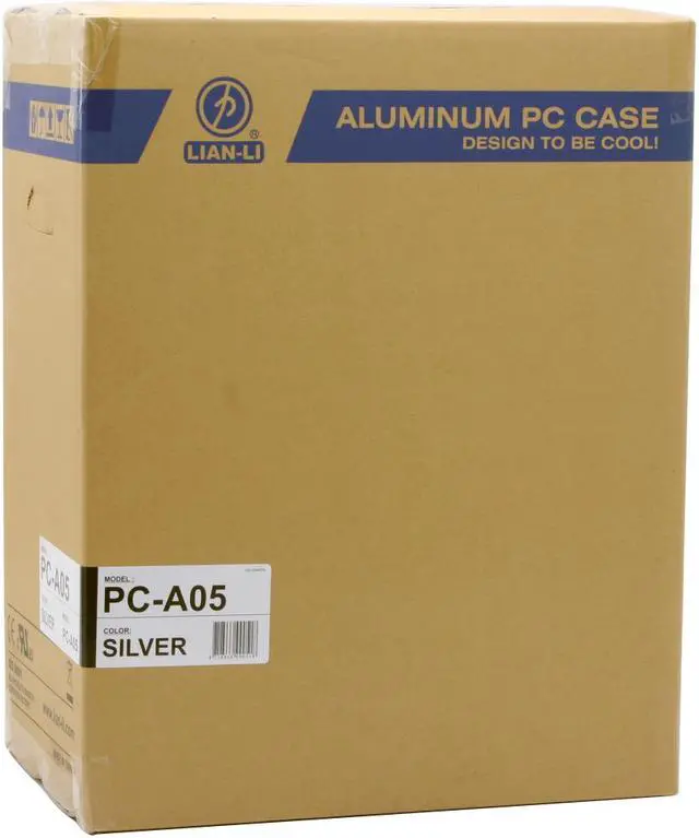 Alt view image 12 of 12 - LIAN LI PC-A05 A Silver Aluminum ATX Mid Tower Computer Case
