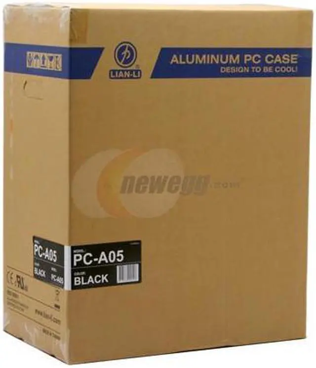 Alt view image 17 of 17 - LIAN LI PC-A05B Black Aluminum ATX Mid Tower Computer Case