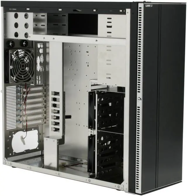 Alt view image 10 of 16 - LIAN LI PC-A71B Black Aluminum ATX Full Tower Computer Case