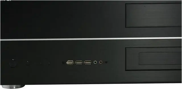 Alt view image 4 of 11 - LIAN LI Black Aluminum PC-C32B ATX Media Center / HTPC Case