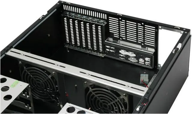 Alt view image 9 of 11 - LIAN LI Black Aluminum PC-C32B ATX Media Center / HTPC Case