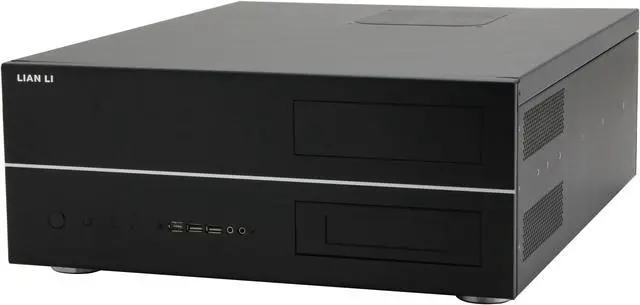 Main image of LIAN LI Black Aluminum PC-C32B ATX Media Center / HTPC Case
