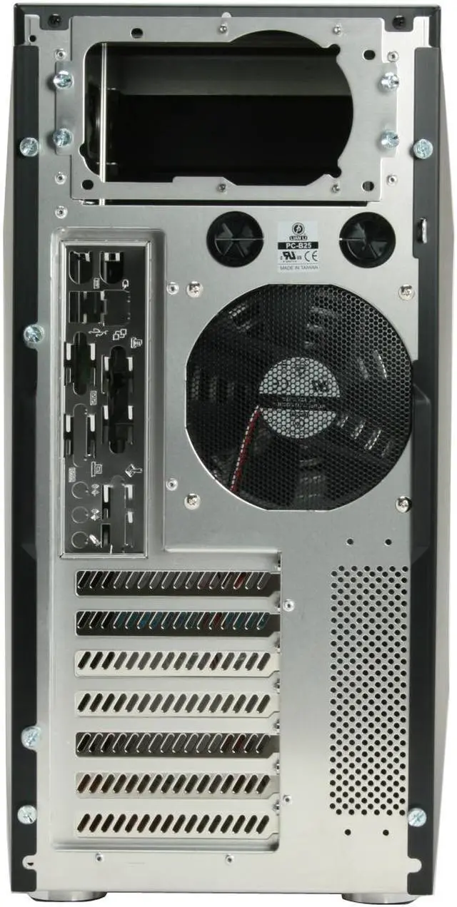 Alt view image 8 of 13 - LIAN LI PC-B25B Black Aluminum ATX Mid Tower Computer Case