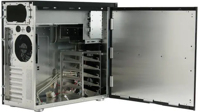Alt view image 9 of 13 - LIAN LI PC-B25B Black Aluminum ATX Mid Tower Computer Case