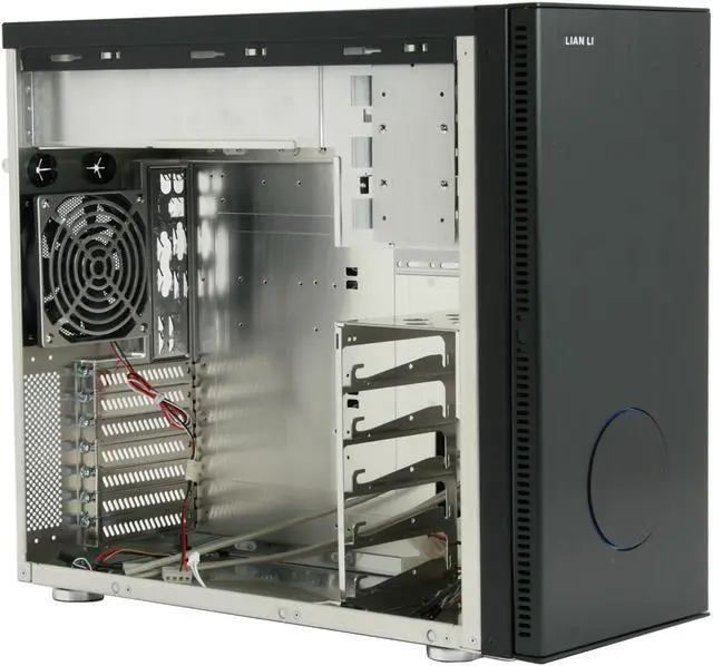 Alt view image 11 of 13 - LIAN LI PC-B25B Black Aluminum ATX Mid Tower Computer Case