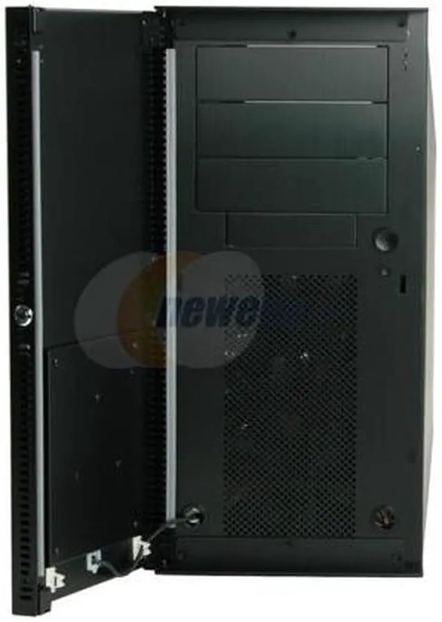 Alt view image 4 of 13 - LIAN LI PC-B25B Black Aluminum ATX Mid Tower Computer Case