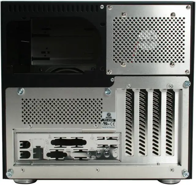 Alt view image 7 of 8 - LIAN LI PC-V350B Black Aluminum Micro ATX Desktop Computer Case