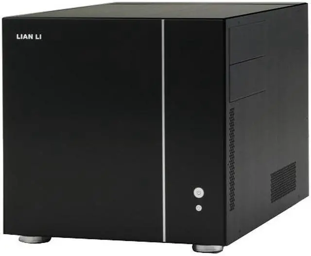 Alt view image 2 of 8 - LIAN LI PC-V350B Black Aluminum Micro ATX Desktop Computer Case