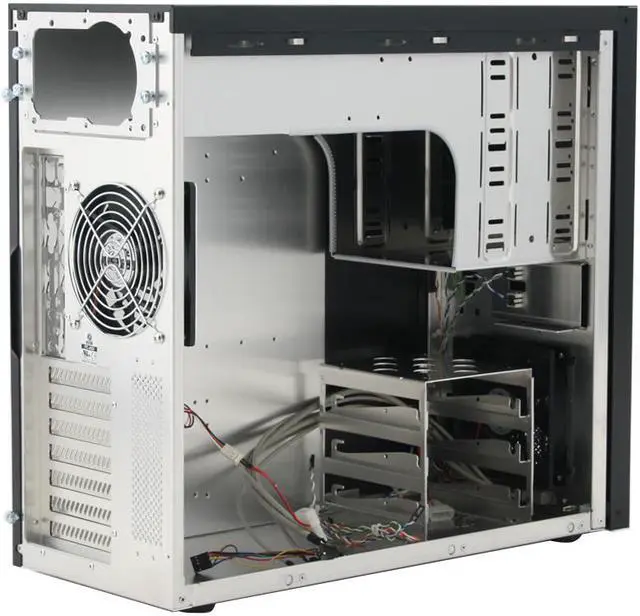 Alt view image 5 of 10 - LIAN LI PC-A09B Black Aluminum ATX Mid Tower Computer Case