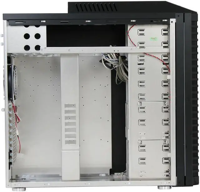 Alt view image 10 of 15 - LIAN LI PC-P80 Black Aluminum ATX Full Tower Computer Case