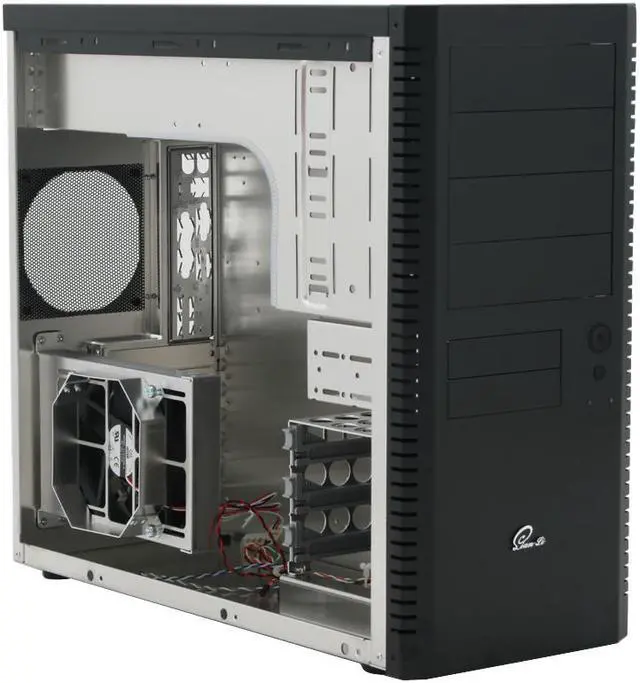 Alt view image 7 of 11 - LIAN LI PC-G07B Black Aluminum ATX Mid Tower Computer Case