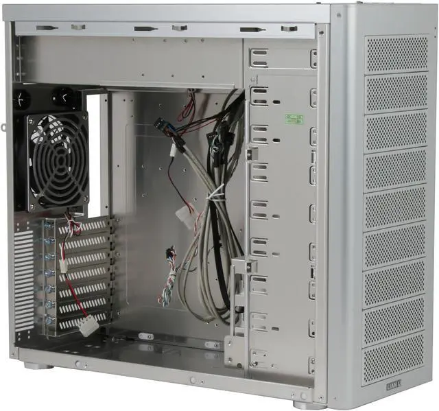 Alt view image 8 of 12 - LIAN LI PC-A17A Silver Aluminum ATX Mid Tower Computer Case