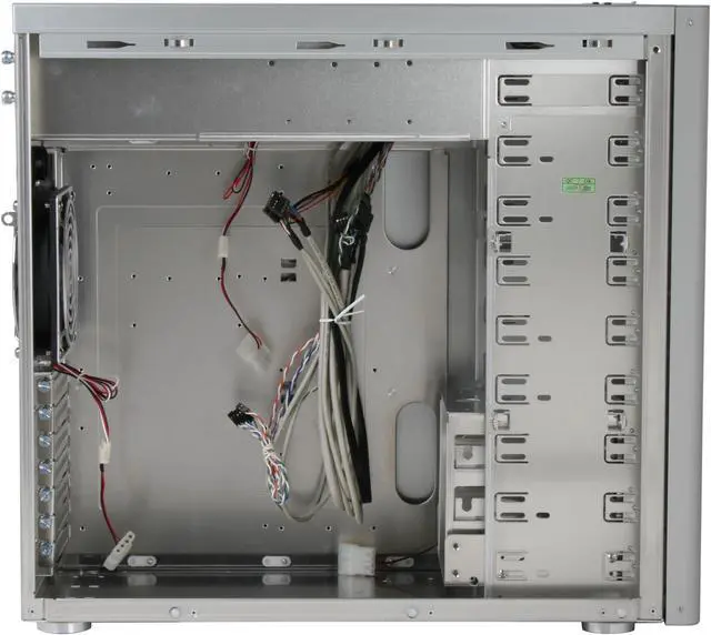 Alt view image 7 of 12 - LIAN LI PC-A17A Silver Aluminum ATX Mid Tower Computer Case